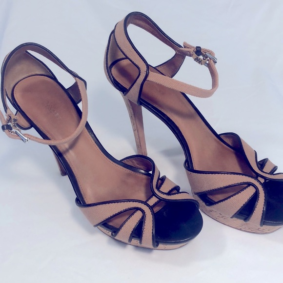 Coach Dylan Heeled Sandals Size 9 - Picture 1 of 10